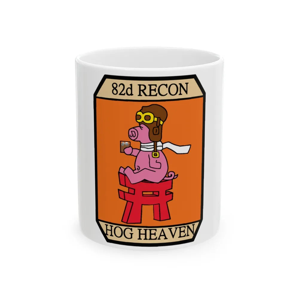 82D RECON Friday Patch (U.S. Air Force) White Coffee Mug-11oz-Go Mug Yourself