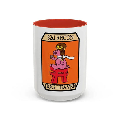 82D RECON Friday Patch (U.S. Air Force) Accent Coffee Mug 15oz Red - Go Mug Yourself