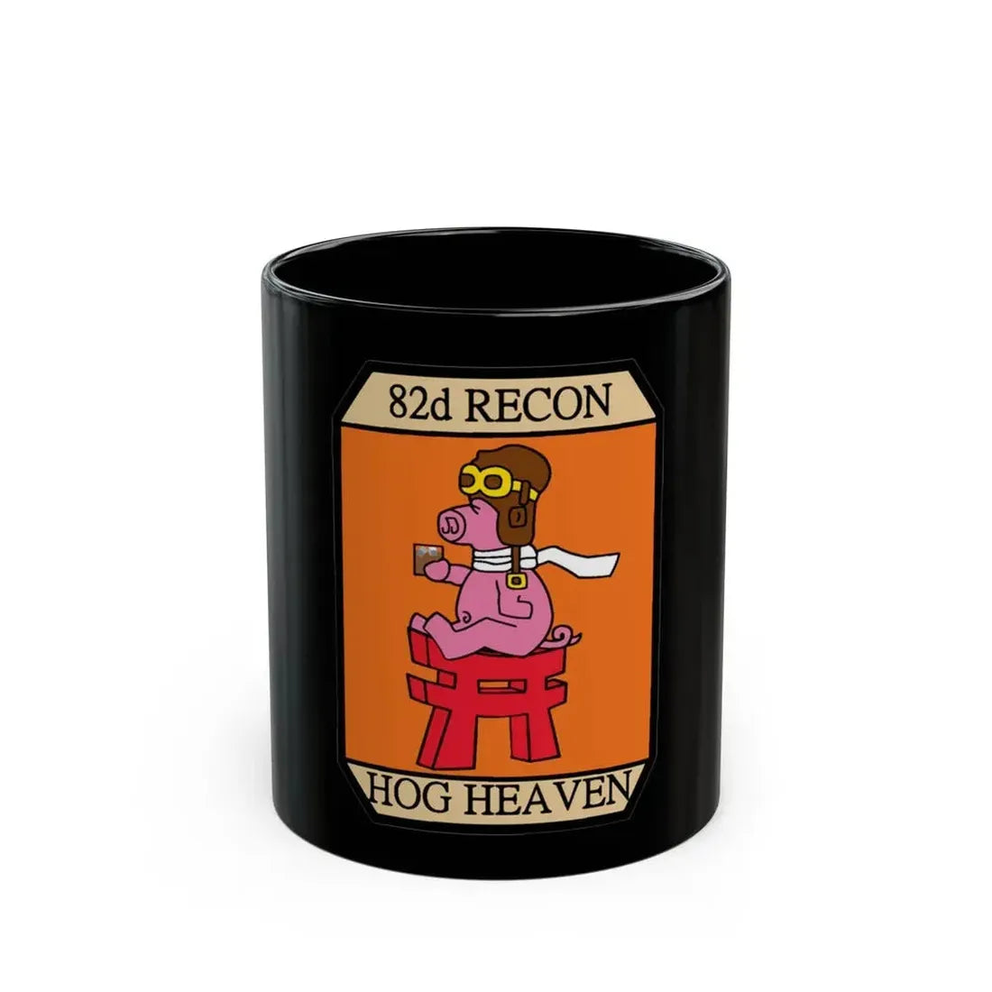 82D RECON Friday Patch (U.S. Air Force) Black Coffee Mug 11oz - Go Mug Yourself