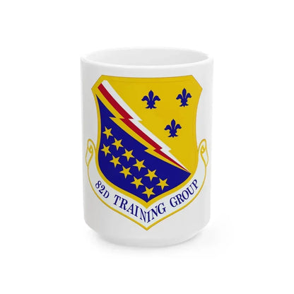 82d Training Group (U.S. Air Force) White Coffee Mug 15oz - Go Mug Yourself