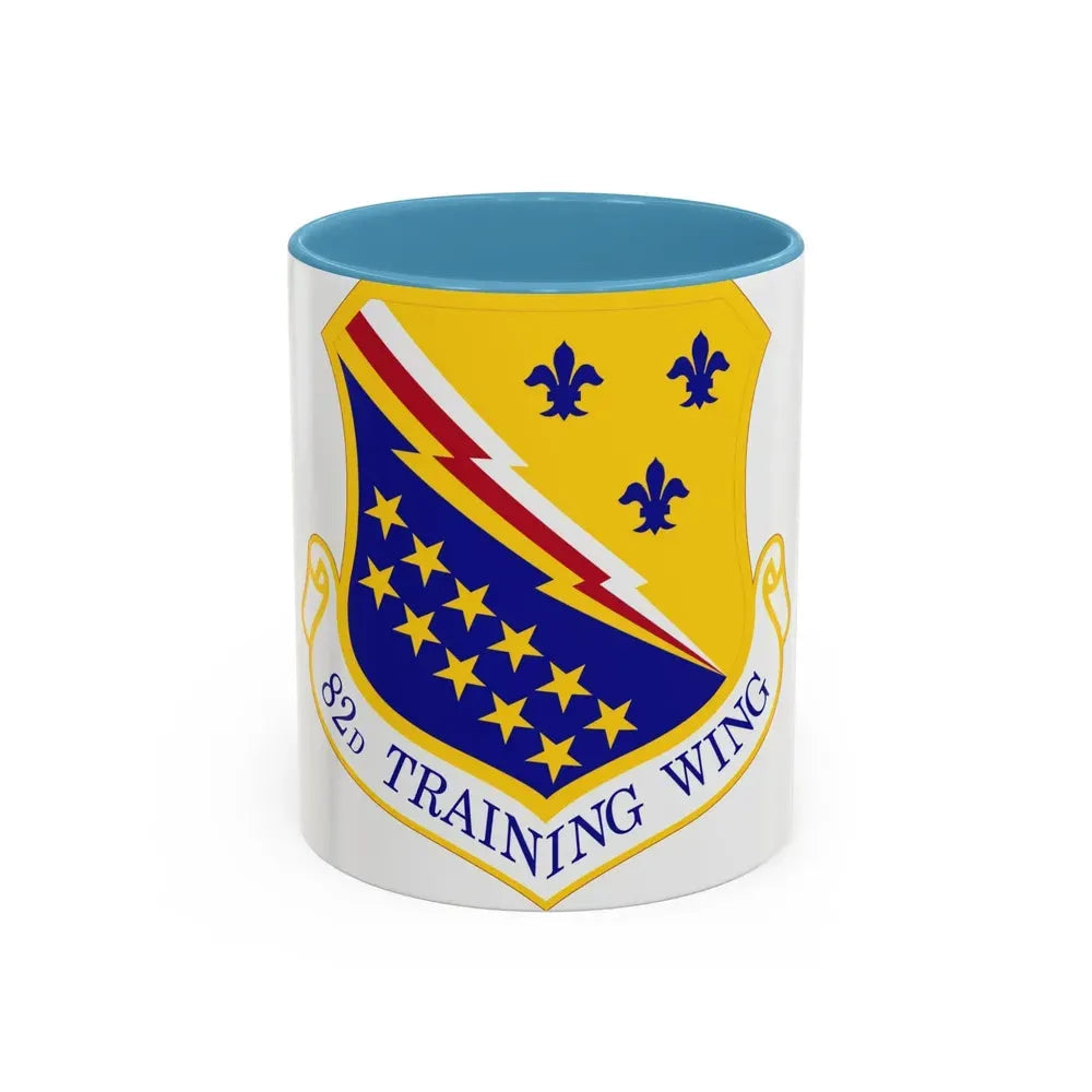 82d Training Wing (U.S. Air Force) Accent Coffee Mug 11oz Light Blue - Go Mug Yourself