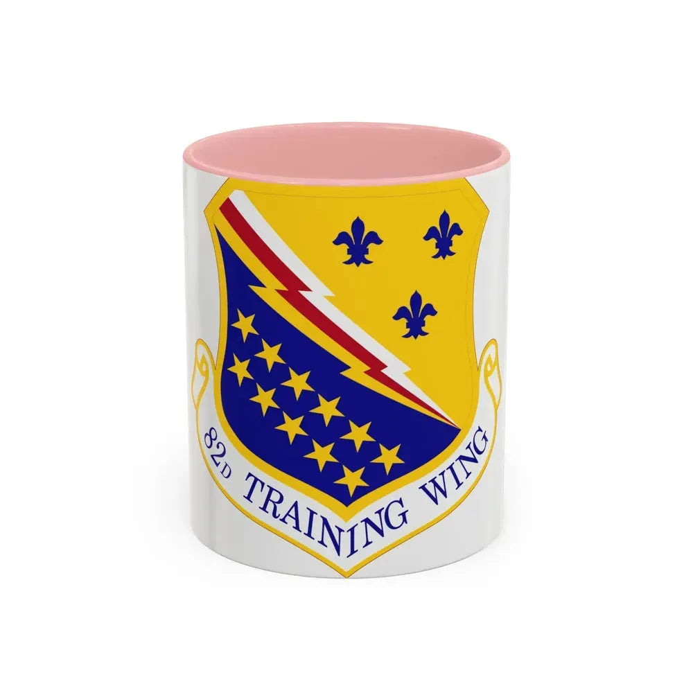 82d Training Wing (U.S. Air Force) Accent Coffee Mug 11oz Pink - Go Mug Yourself