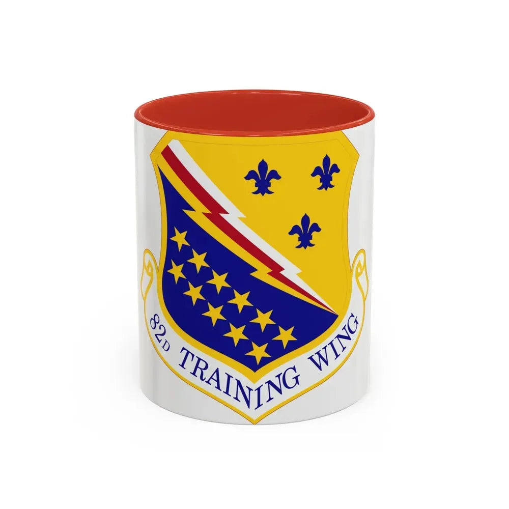 82d Training Wing (U.S. Air Force) Accent Coffee Mug 11oz Red - Go Mug Yourself