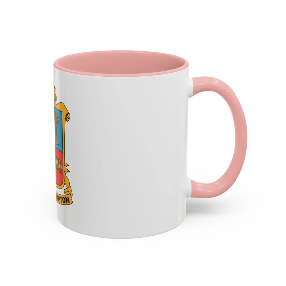 Flag of Brampton Canada - Accent Coffee Mug-Go Mug Yourself