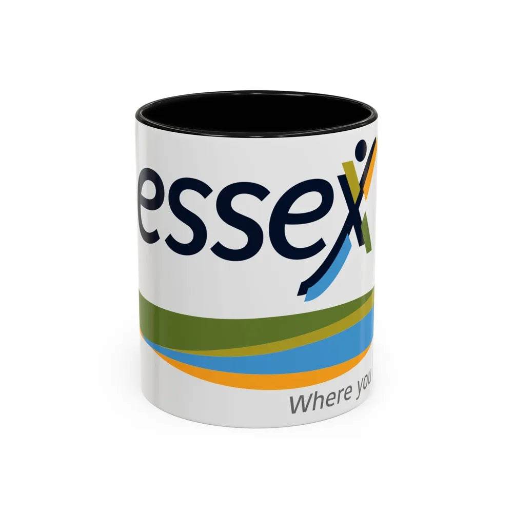 Essex Ontario Flag Canada - Accent Coffee Mug-11oz-Black-Go Mug Yourself