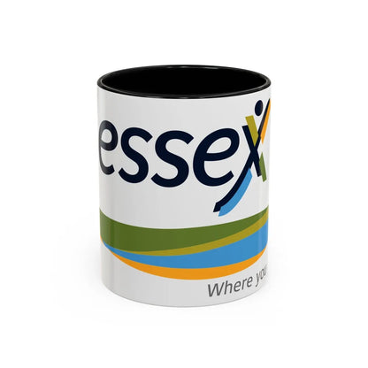 Essex Ontario Flag Canada - Accent Coffee Mug-11oz-Black-Go Mug Yourself