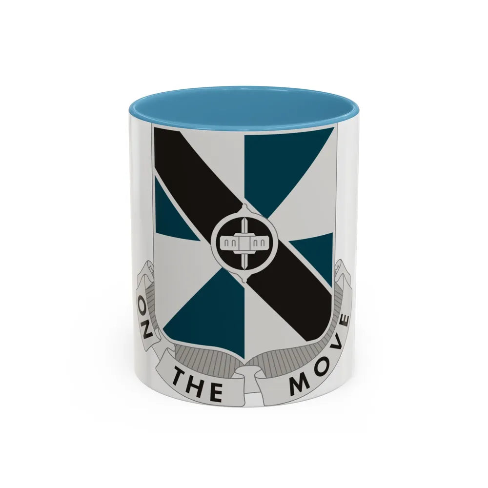 83 Aviation Battalion (U.S. Army) Accent Coffee Mug-11oz-Light Blue-Go Mug Yourself