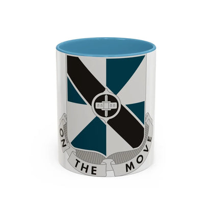 83 Aviation Battalion (U.S. Army) Accent Coffee Mug-11oz-Light Blue-Go Mug Yourself