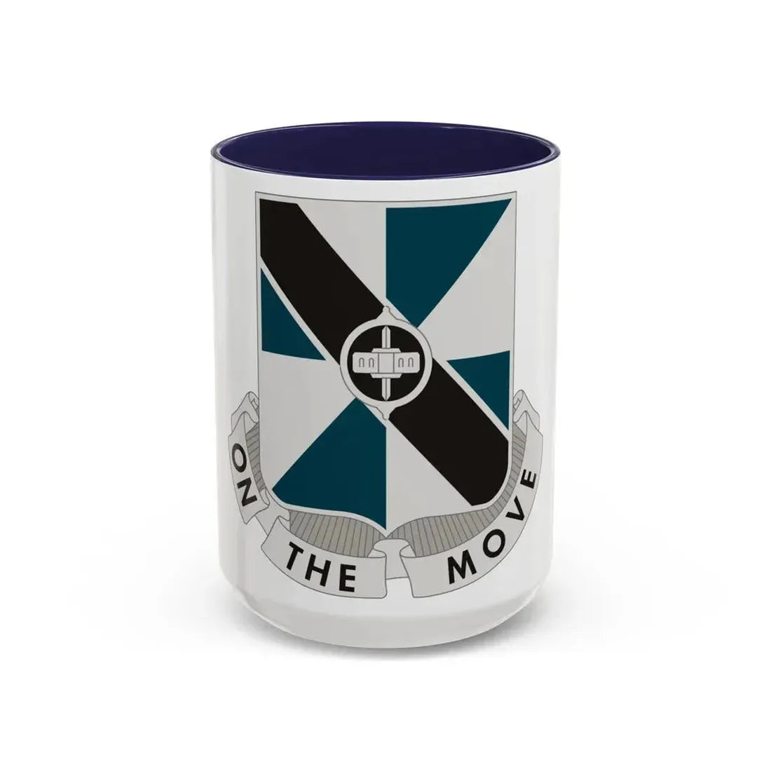 83 Aviation Battalion (U.S. Army) Accent Coffee Mug 15oz Navy - Go Mug Yourself