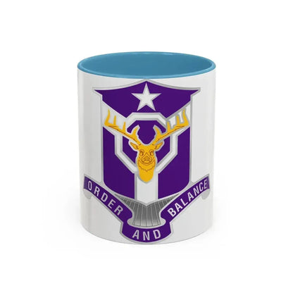83 Civil Affairs Battalion (U.S. Army) Accent Coffee Mug 11oz Light Blue - Go Mug Yourself