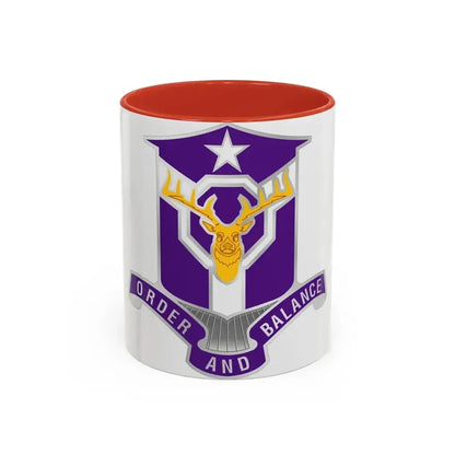 83 Civil Affairs Battalion (U.S. Army) Accent Coffee Mug 11oz Red - Go Mug Yourself