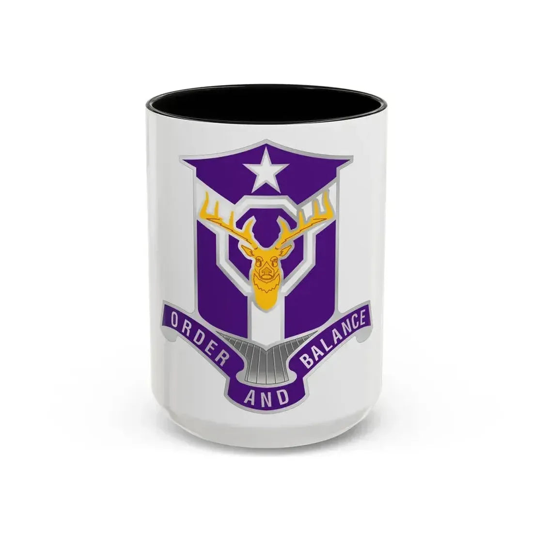 83 Civil Affairs Battalion (U.S. Army) Accent Coffee Mug 15oz Black - Go Mug Yourself