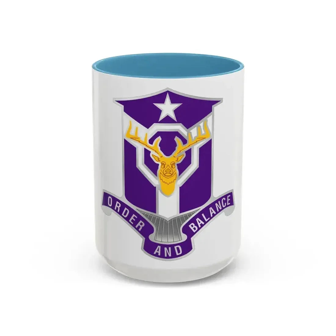 83 Civil Affairs Battalion (U.S. Army) Accent Coffee Mug 15oz Light Blue - Go Mug Yourself
