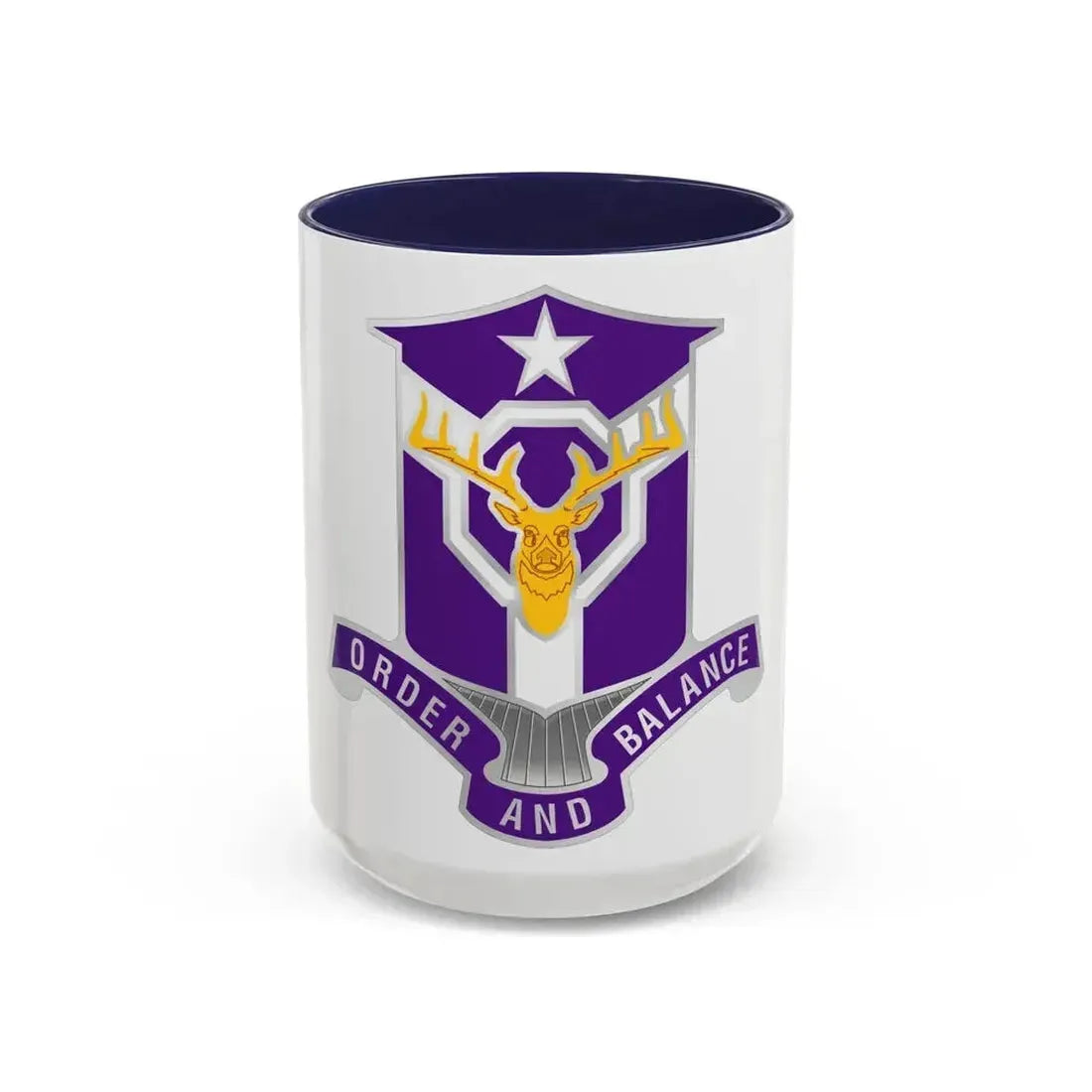 83 Civil Affairs Battalion (U.S. Army) Accent Coffee Mug 15oz Navy - Go Mug Yourself
