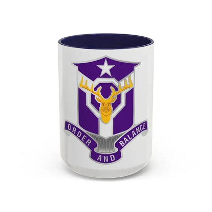83 Civil Affairs Battalion (U.S. Army) Accent Coffee Mug 15oz Navy - Go Mug Yourself