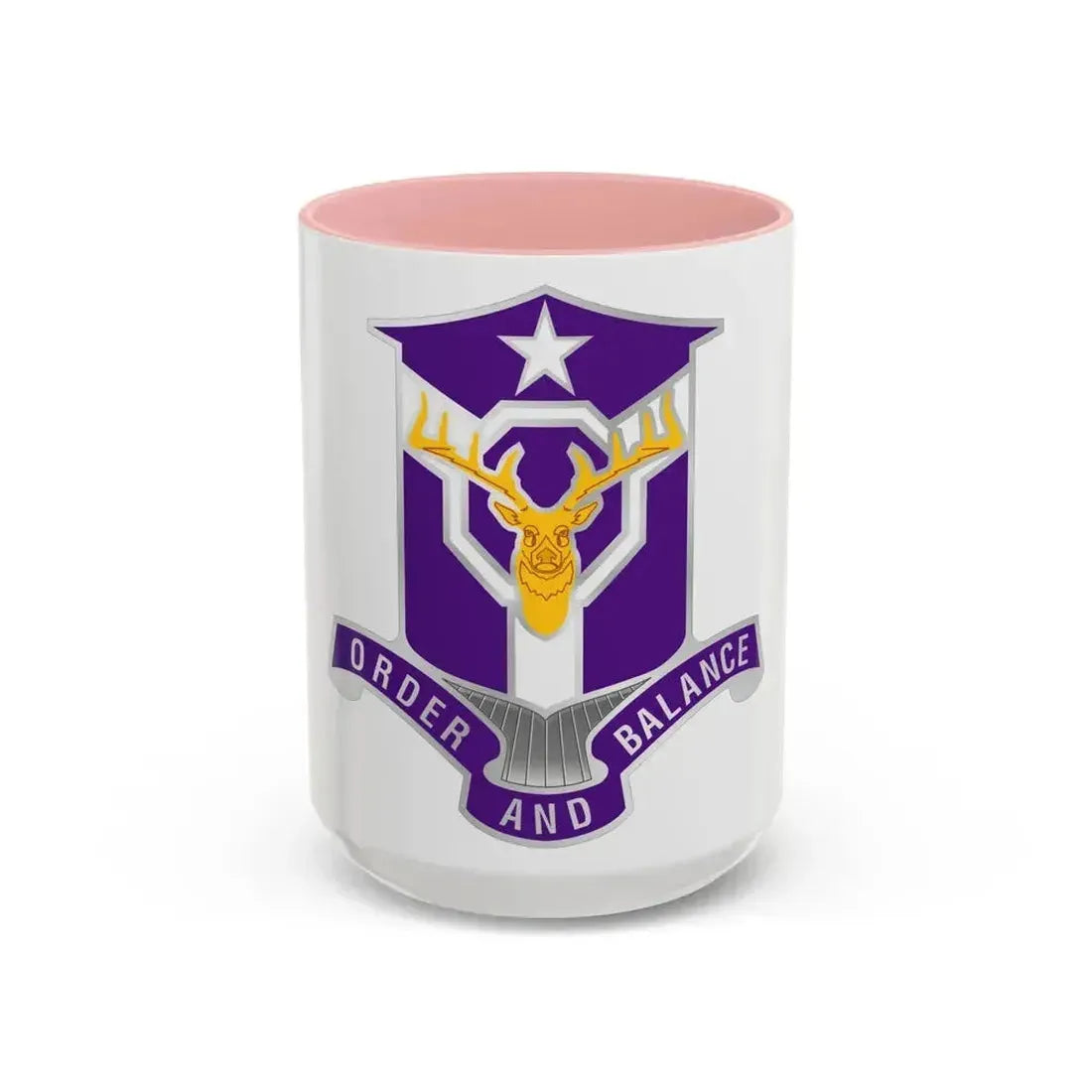 83 Civil Affairs Battalion (U.S. Army) Accent Coffee Mug 15oz Pink - Go Mug Yourself