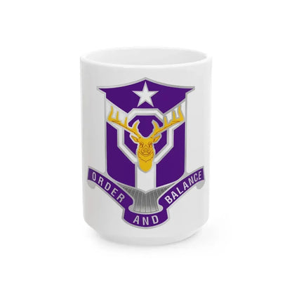 83 Civil Affairs Battalion (U.S. Army) White Coffee Mug 15oz - Go Mug Yourself