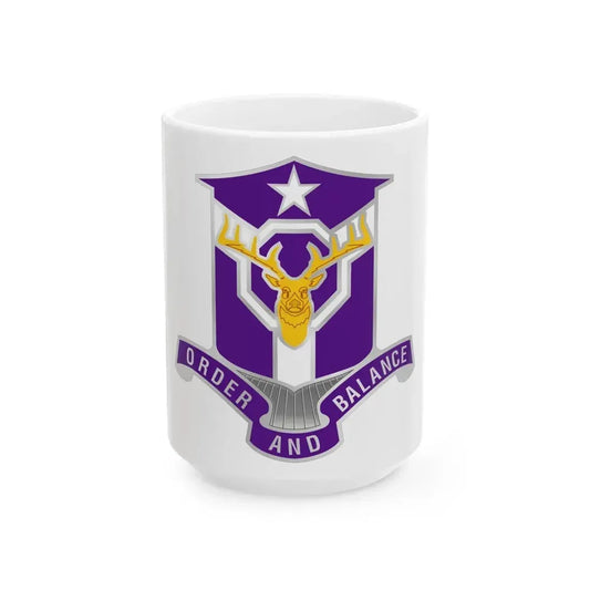 83 Civil Affairs Battalion (U.S. Army) White Coffee Mug 15oz - Go Mug Yourself