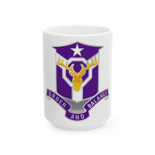 83 Civil Affairs Battalion (U.S. Army) White Coffee Mug 15oz - Go Mug Yourself