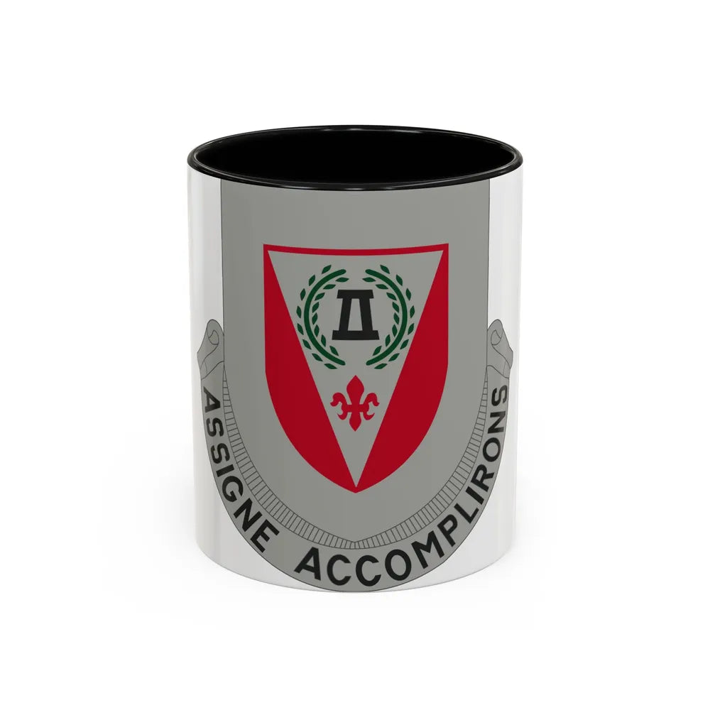 83 Engineer Battalion (U.S. Army) Accent Coffee Mug-11oz-Black-Go Mug Yourself