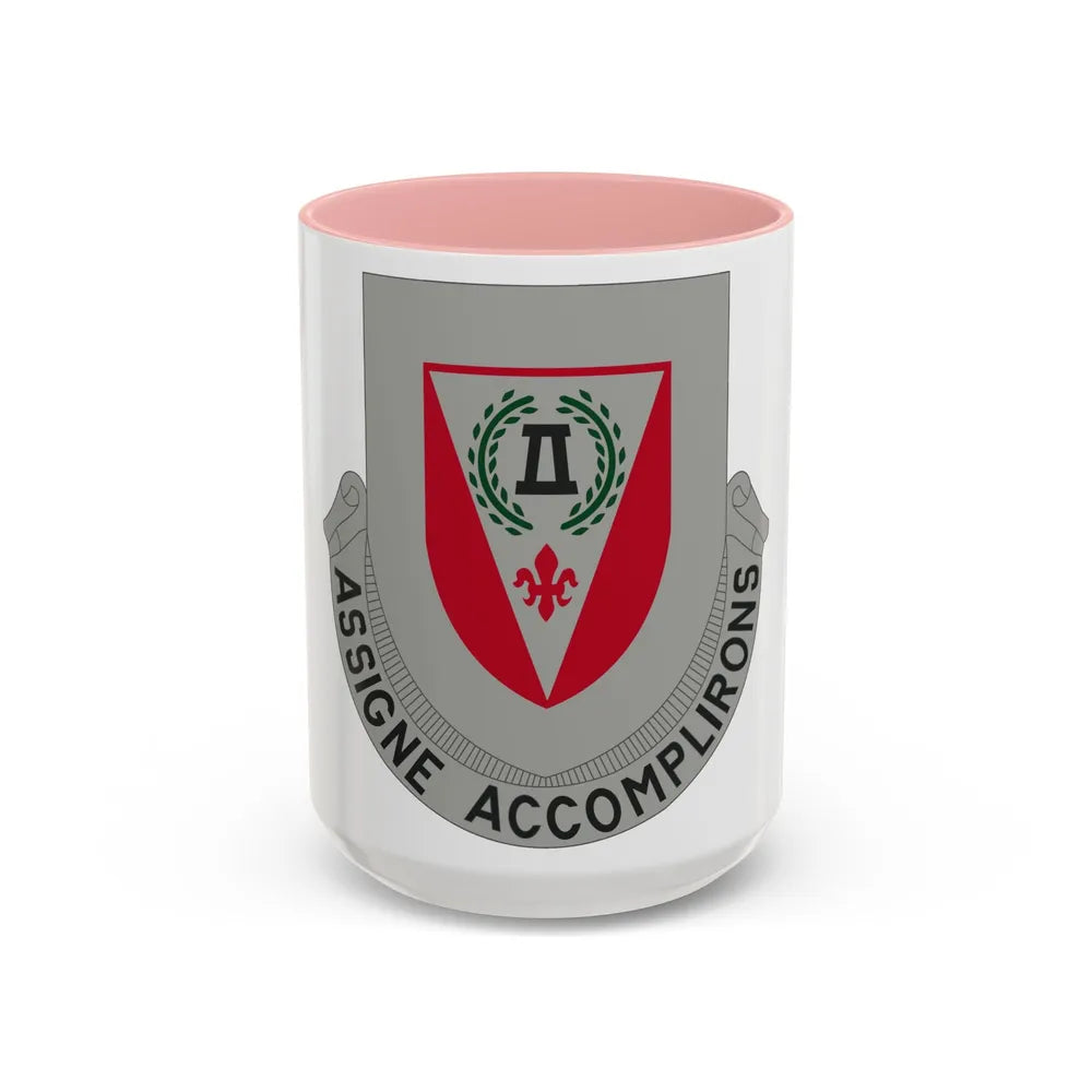 83 Engineer Battalion (U.S. Army) Accent Coffee Mug-15oz-Pink-Go Mug Yourself