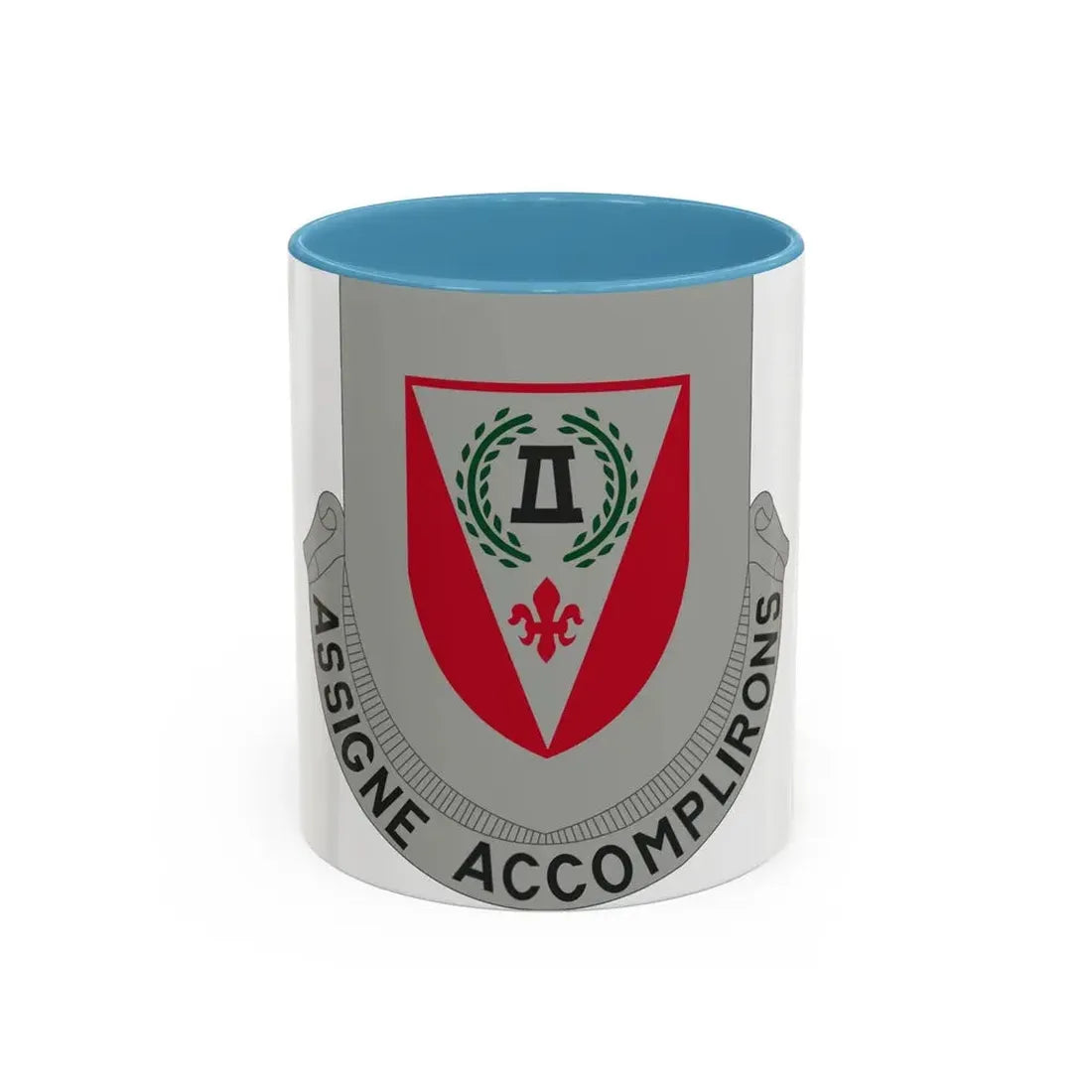 83 Engineer Battalion (U.S. Army) Accent Coffee Mug 11oz Light Blue - Go Mug Yourself