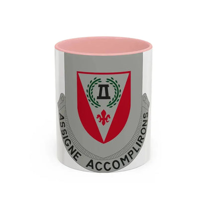 83 Engineer Battalion (U.S. Army) Accent Coffee Mug 11oz Pink - Go Mug Yourself