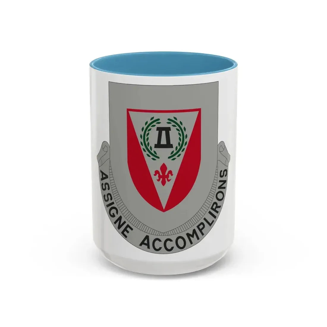 83 Engineer Battalion (U.S. Army) Accent Coffee Mug 15oz Light Blue - Go Mug Yourself