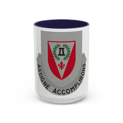 83 Engineer Battalion (U.S. Army) Accent Coffee Mug 15oz Navy - Go Mug Yourself