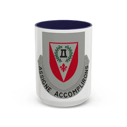 83 Engineer Battalion (U.S. Army) Accent Coffee Mug 15oz Navy - Go Mug Yourself