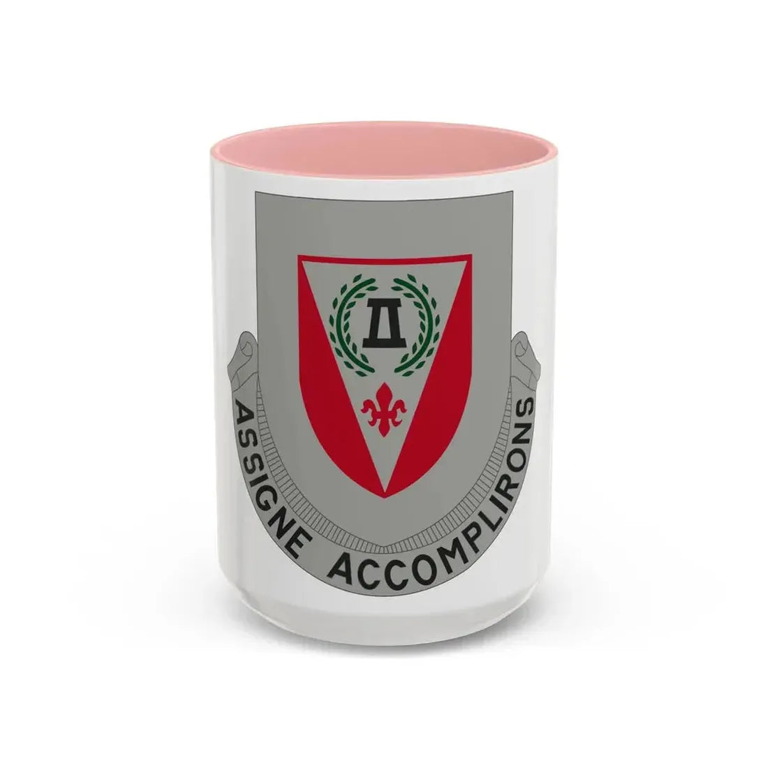 83 Engineer Battalion (U.S. Army) Accent Coffee Mug 15oz Pink - Go Mug Yourself