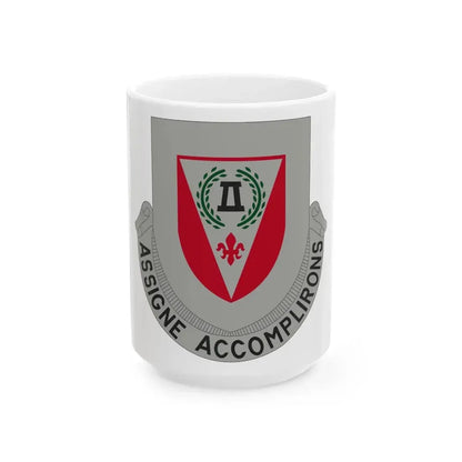 83 Engineer Battalion (U.S. Army) White Coffee Mug 15oz - Go Mug Yourself