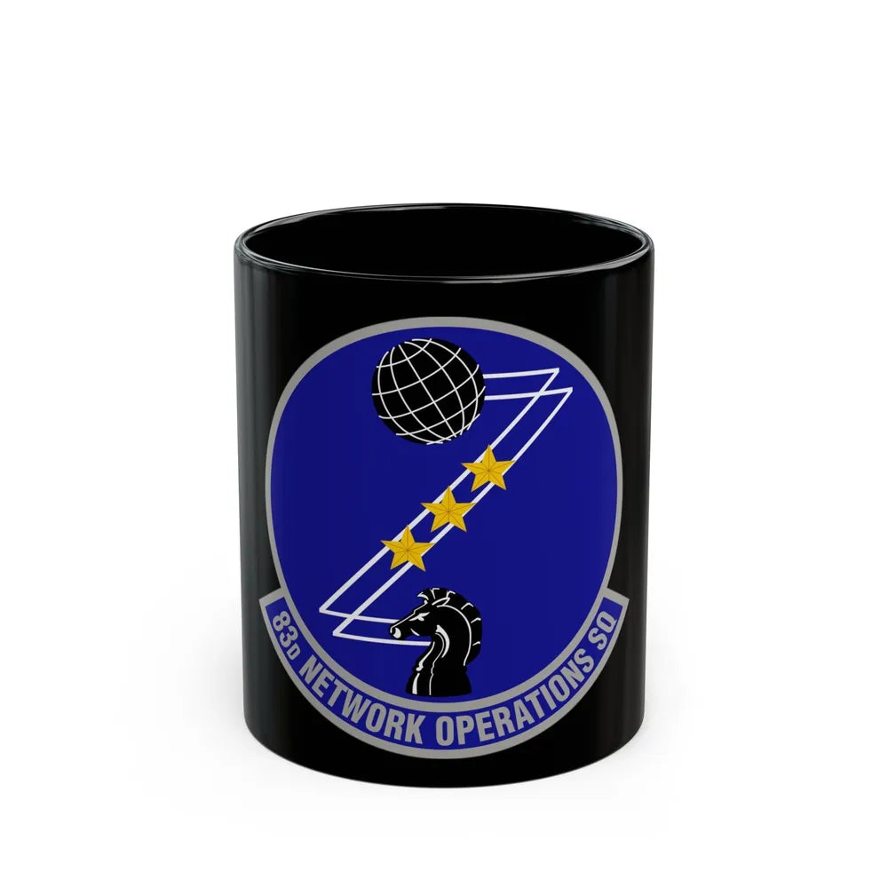 83 Network Operations Squadron ACC (U.S. Air Force) Black Coffee Mug-11oz-Go Mug Yourself