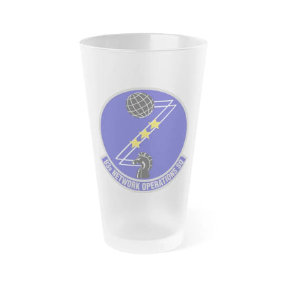 83 Network Operations Squadron ACC (U.S. Air Force) Frosted Pint Glass 16oz-16oz-Frosted-Go Mug Yourself