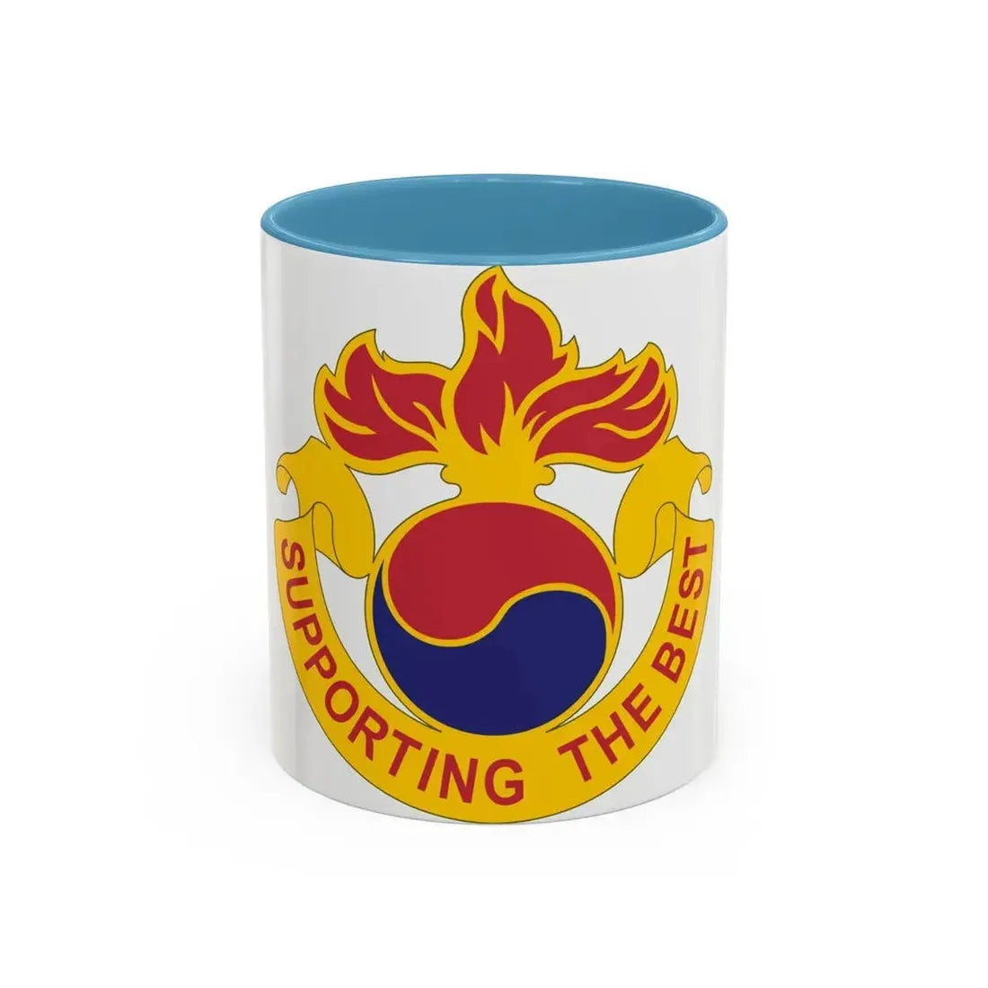 83 Ordnance Battalion (U.S. Army) Accent Coffee Mug 11oz Light Blue - Go Mug Yourself