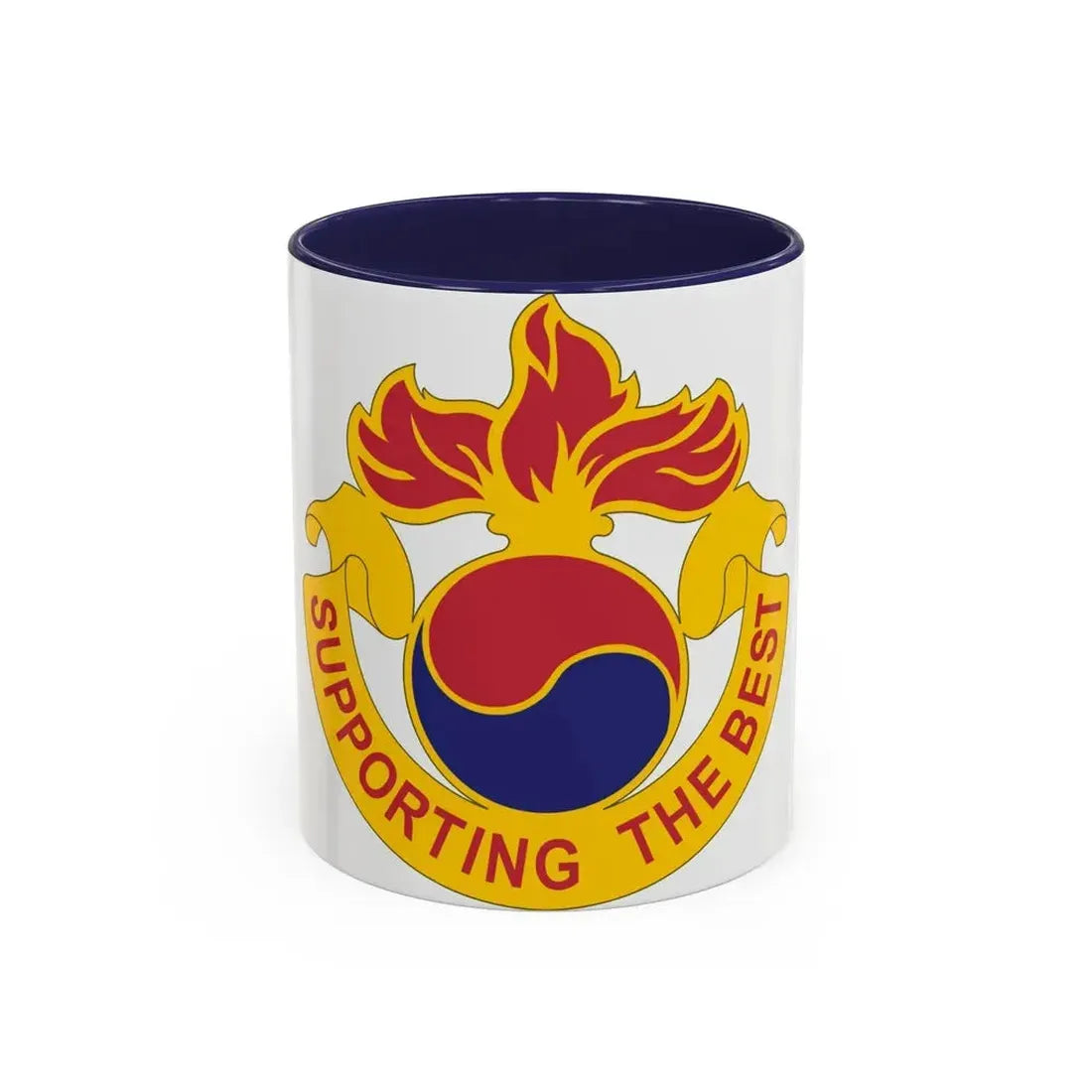 83 Ordnance Battalion (U.S. Army) Accent Coffee Mug 11oz Navy - Go Mug Yourself