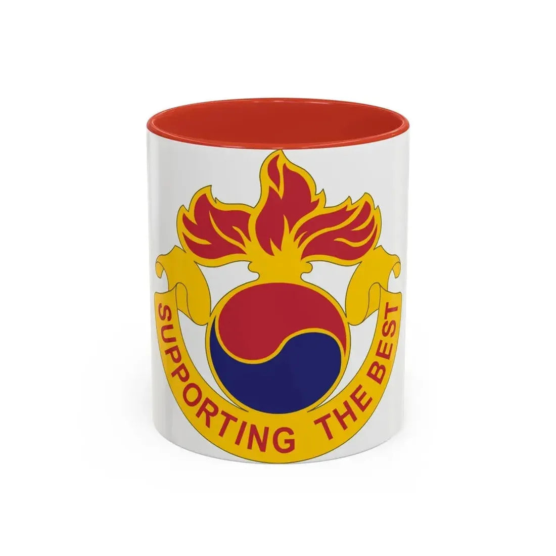 83 Ordnance Battalion (U.S. Army) Accent Coffee Mug 11oz Red - Go Mug Yourself