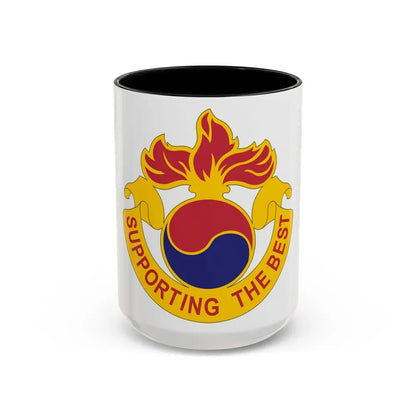 83 Ordnance Battalion (U.S. Army) Accent Coffee Mug 15oz Black - Go Mug Yourself