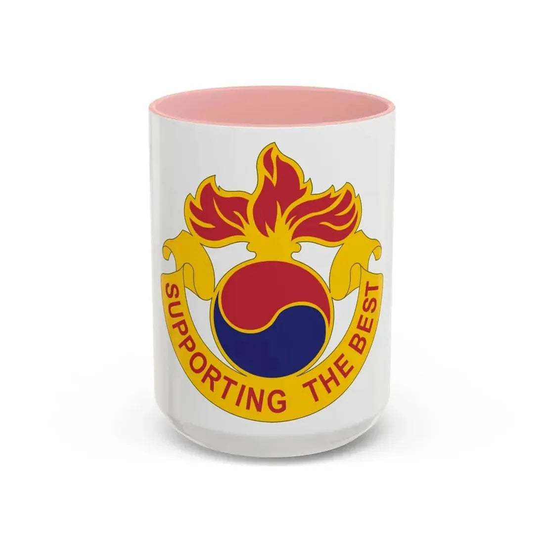 83 Ordnance Battalion (U.S. Army) Accent Coffee Mug 15oz Pink - Go Mug Yourself