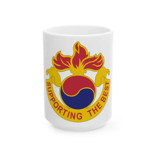 83 Ordnance Battalion (U.S. Army) White Coffee Mug 15oz - Go Mug Yourself