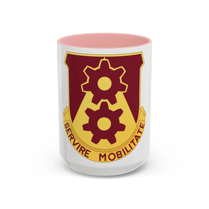 83 Transportation Battalion (U.S. Army) Accent Coffee Mug-15oz-Pink-Go Mug Yourself