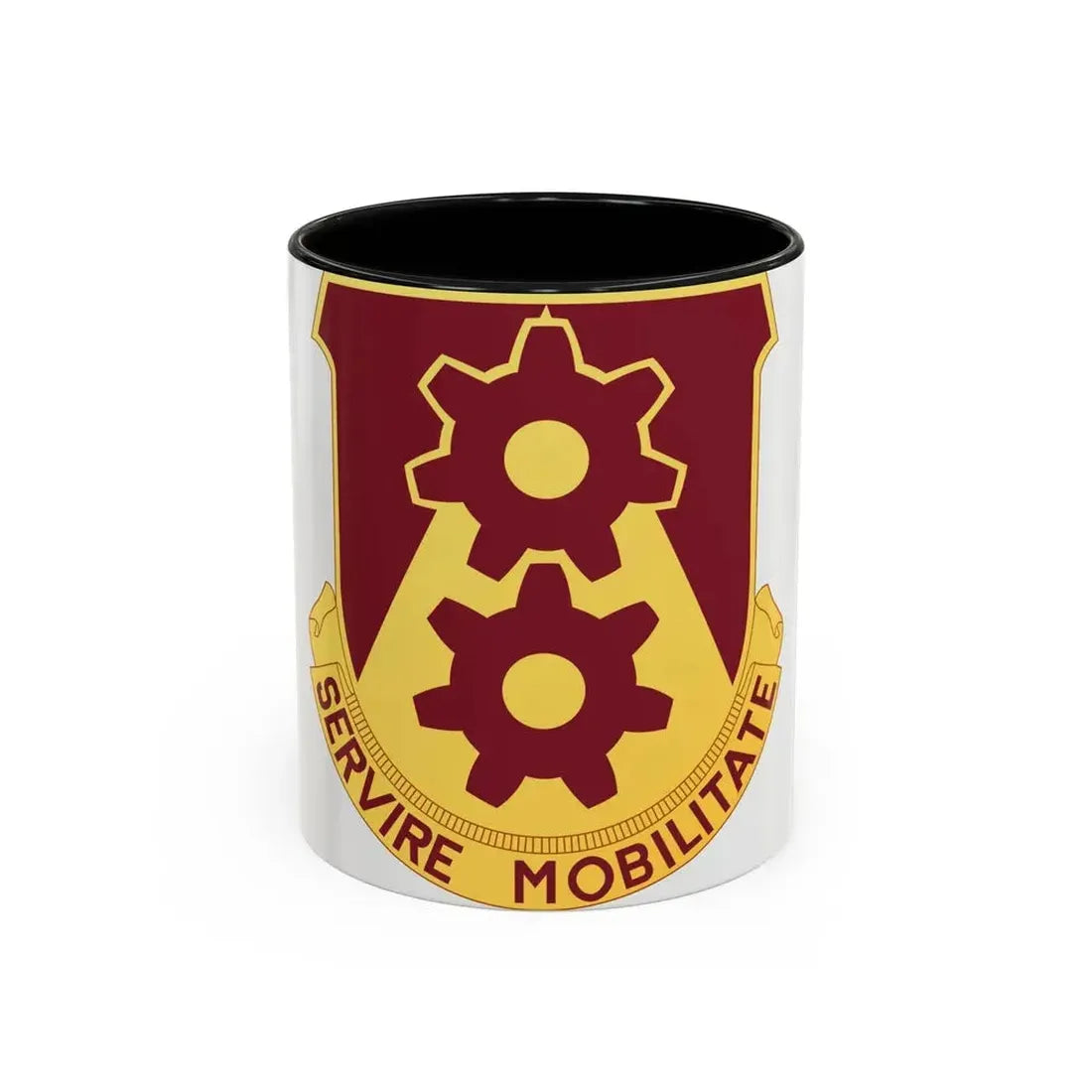 83 Transportation Battalion (U.S. Army) Accent Coffee Mug 11oz Black - Go Mug Yourself
