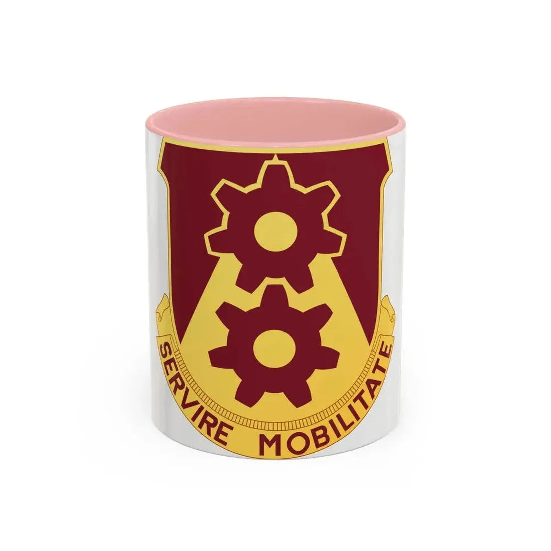 83 Transportation Battalion (U.S. Army) Accent Coffee Mug 11oz Pink - Go Mug Yourself