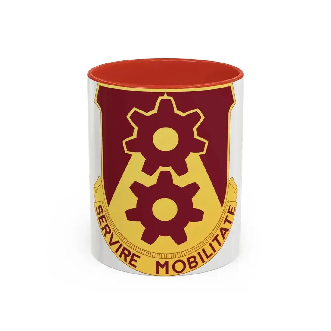 83 Transportation Battalion (U.S. Army) Accent Coffee Mug 11oz Red - Go Mug Yourself