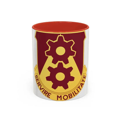 83 Transportation Battalion (U.S. Army) Accent Coffee Mug 11oz Red - Go Mug Yourself