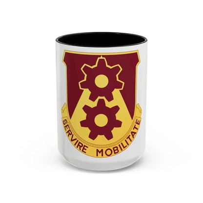 83 Transportation Battalion (U.S. Army) Accent Coffee Mug 15oz Black - Go Mug Yourself