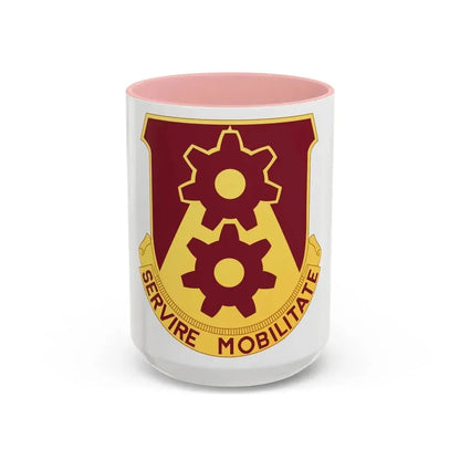 83 Transportation Battalion (U.S. Army) Accent Coffee Mug 15oz Pink - Go Mug Yourself