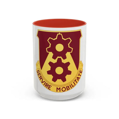 83 Transportation Battalion (U.S. Army) Accent Coffee Mug 15oz Red - Go Mug Yourself