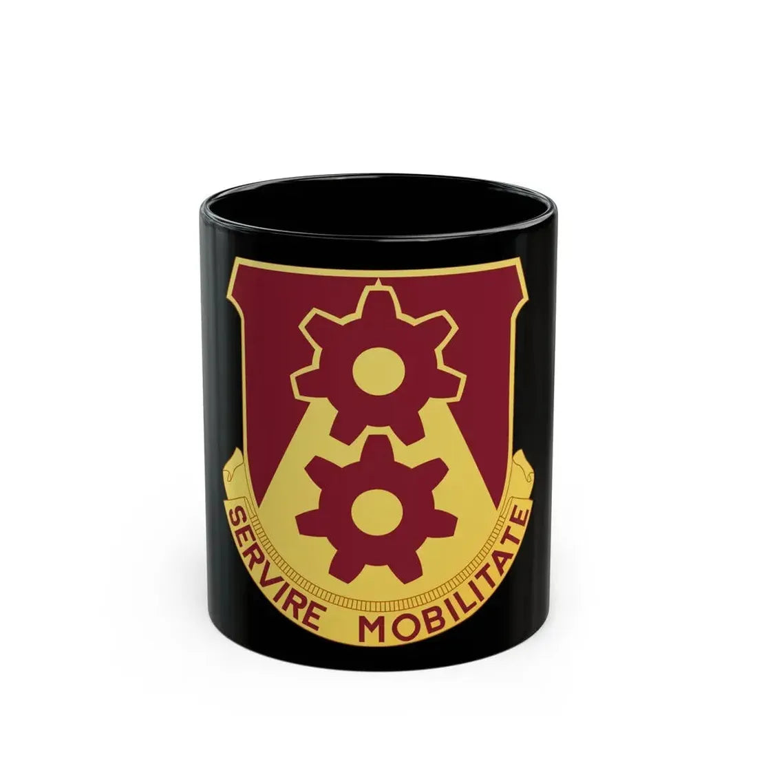 83 Transportation Battalion (U.S. Army) Black Coffee Mug 11oz - Go Mug Yourself
