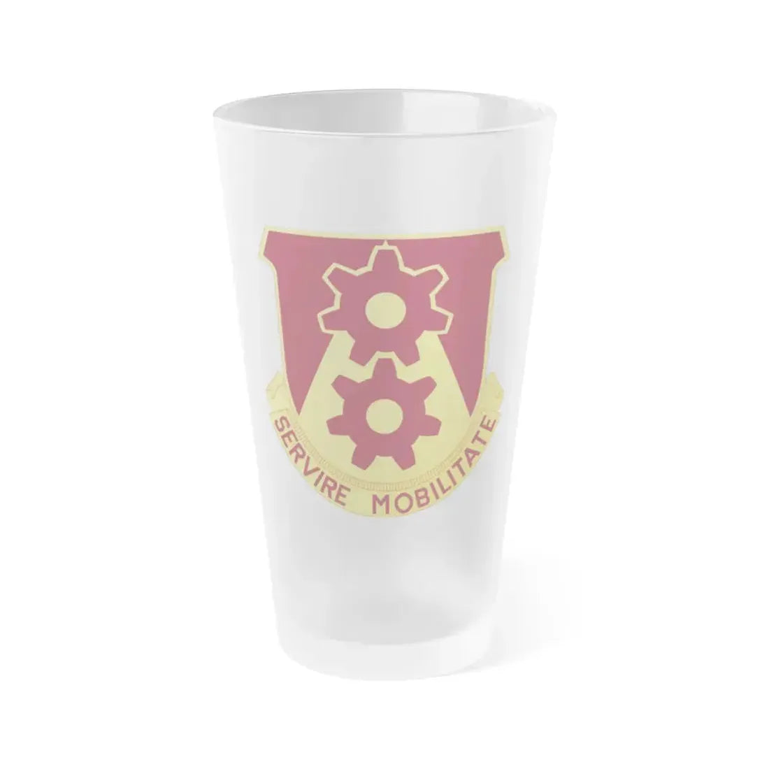 83 Transportation Battalion (U.S. Army) Frosted Pint Glass 16oz Default Title - Go Mug Yourself